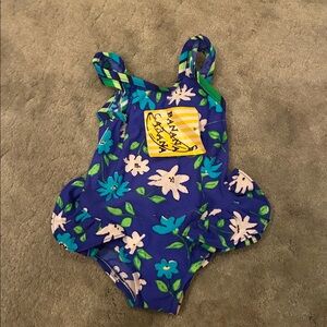 Banana Cabana bathing suit + coverup
